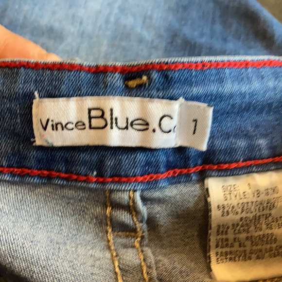 Vince Blue Co distressed jeans Size 1 - Picture 9 of 9